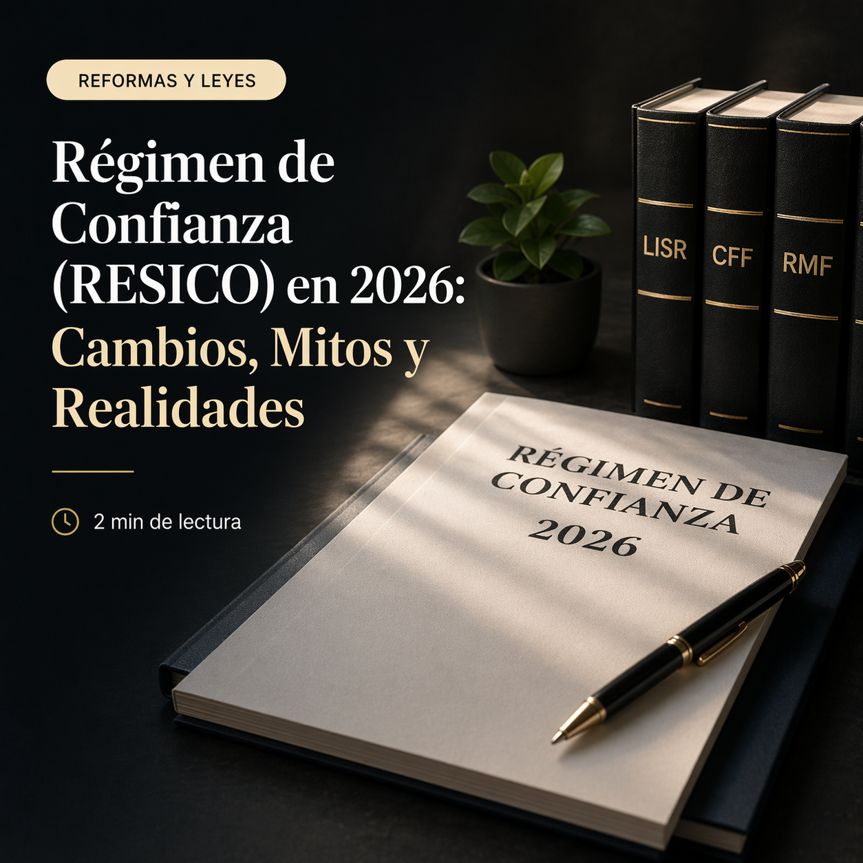 Régimen de Confianza (RESICO) en 2026: Cambios, Mitos y Realidades