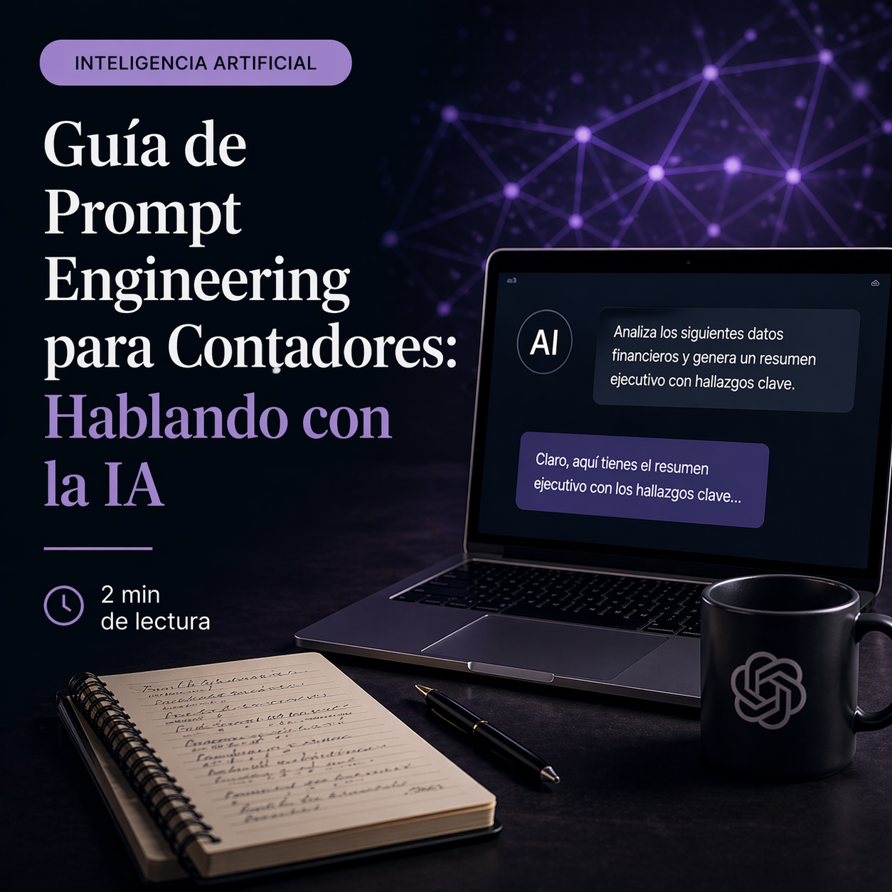 Guía de Prompt Engineering para Contadores: Hablando con la IA