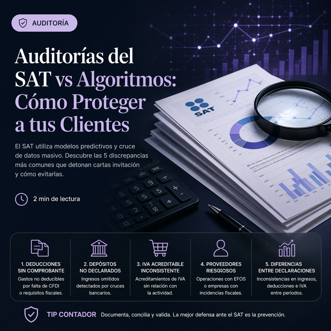 Auditorías del SAT vs Algoritmos: Cómo Proteger a tus Clientes